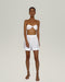 RHEA SATIN-COTTON SHORTS